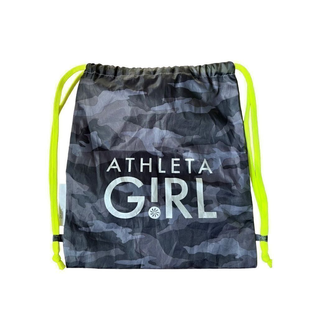 Athleta Girl camo drawstring bag